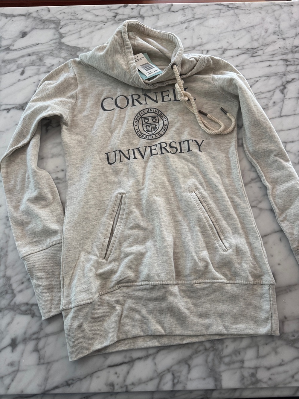Artisan Cornell University Light Gray Hoodie Sweatshirt